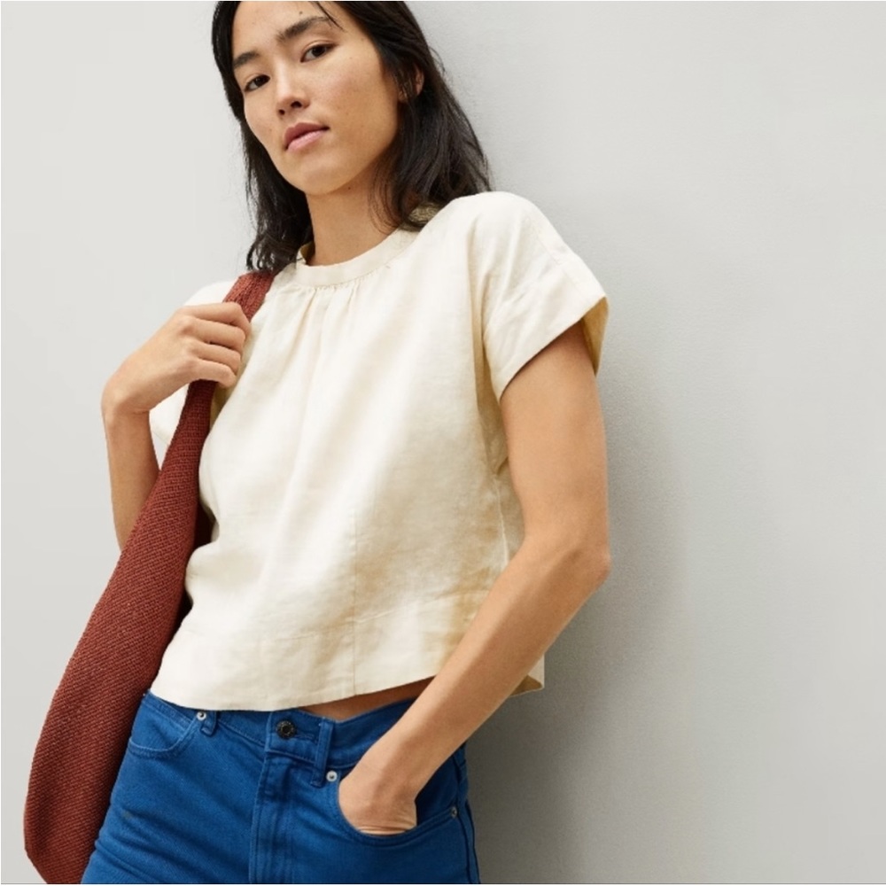 Everlane Linen Drape top